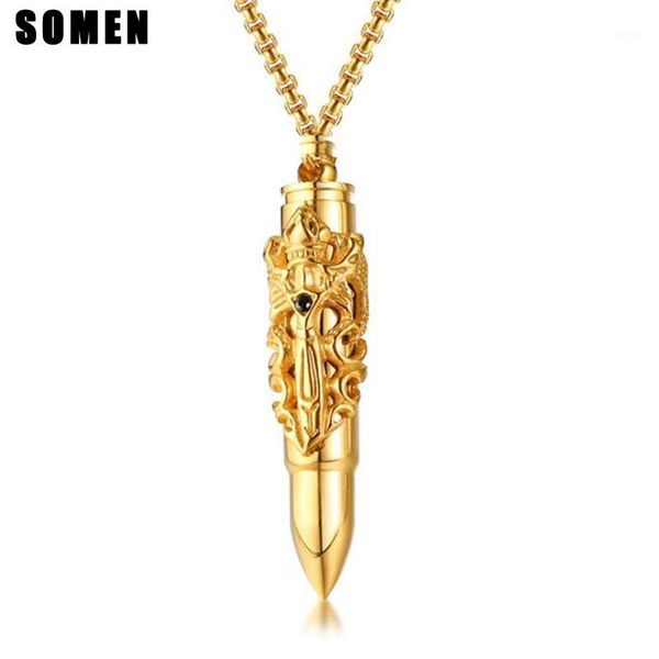 men's exquisite gold detachable polished dragon surround design stainless steel necklace pendant with chain vintage style1, Silver
men's exquisite gold detachable polished dragon surround design stainless steel necklace pendant with chain vintage style1, Silver