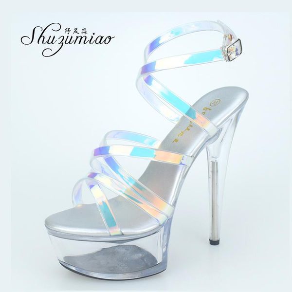 sandals women's high heels 2021 15cm sandalia cross-straptransparent crystal fashion platform thin heel pole dance woman shoes1, Black
sandals women's high heels 2021 15cm sandalia cross-straptransparent crystal fashion platform thin heel pole dance woman shoes1, Black