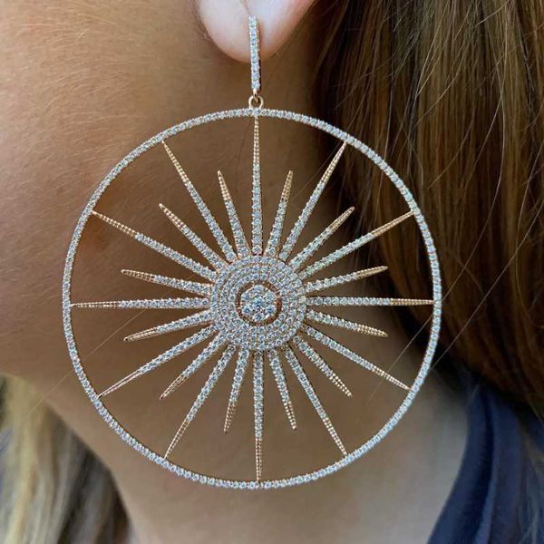 dangle & chandelier godki trendy fireworks earrings for women wedding cubic zirconia dubai bridal earring party jewelry 2021, Silver
dangle & chandelier godki trendy fireworks earrings for women wedding cubic zirconia dubai bridal earring party jewelry 2021, Silver
