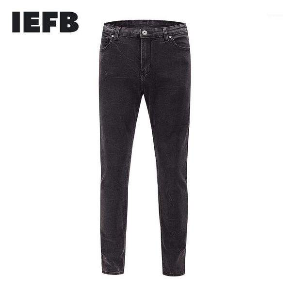 iefb /men's wear streetwaer slim black jeans for male 2021 korean spring new all-match elastic fabric pencil pants 9y21771, Blue
iefb /men's wear streetwaer slim black jeans for male 2021 korean spring new all-match elastic fabric pencil pants 9y21771, Blue