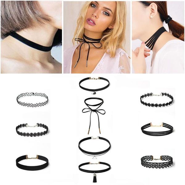 chokers 10pcs womens lace choker decorative charm necklace clavicle sweet for valentine jewellery accessories1, Golden;silver
chokers 10pcs womens lace choker decorative charm necklace clavicle sweet for valentine jewellery accessories1, Golden;silver
