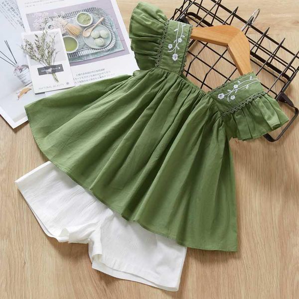 clothing sets girls kids summer clothes brand sleeveless casual t-shirt + short 2pcs suits1, White
clothing sets girls kids summer clothes brand sleeveless casual t-shirt + short 2pcs suits1, White