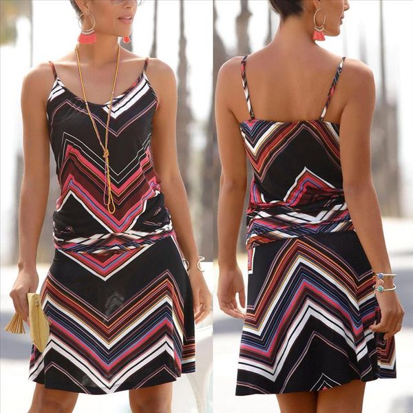 womens summer dress sleeveless printed o neck beach bodycon party mini camis dresses summer beach dress 2021 vestidos, Black;gray
womens summer dress sleeveless printed o neck beach bodycon party mini camis dresses summer beach dress 2021 vestidos, Black;gray