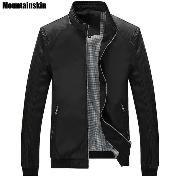 men's jackets mountainskin 5xl spring pu patchwork casual thin solid slim male coats brand clothing,sa167, Black;brown
men's jackets mountainskin 5xl spring pu patchwork casual thin solid slim male coats brand clothing,sa167, Black;brown