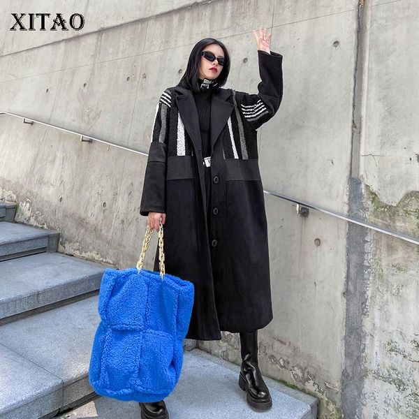 xitao patchwork stripe trendy blend winter minority keep warm 2020 the new black full sleeve fashion all match europe zy1678
xitao patchwork stripe trendy blend winter minority keep warm 2020 the new black full sleeve fashion all match europe zy1678