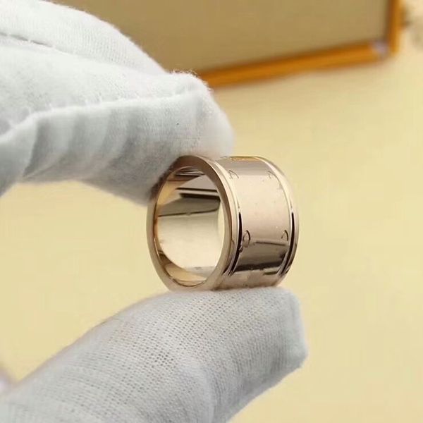 2020 classic wedding rings for lovers letter three color ring flower style engagement ring for women men with bag ing, Silver
2020 classic wedding rings for lovers letter three color ring flower style engagement ring for women men with bag ing, Silver