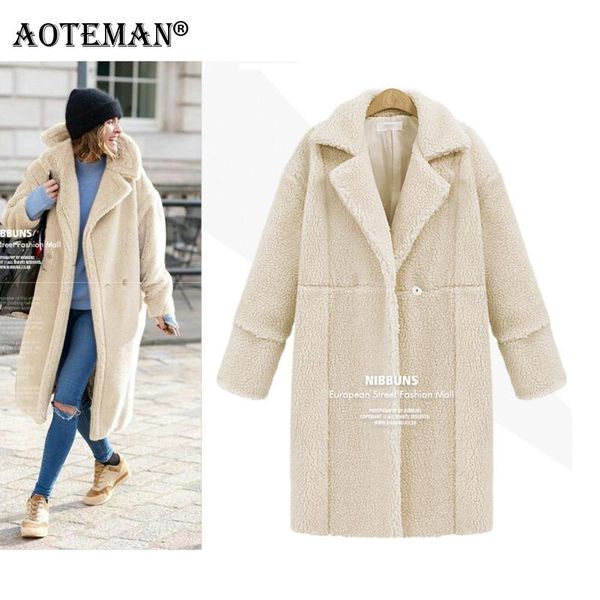 women's fur & faux winter coat women jackets female teddy coats casual loose solid oversize long jacket vintage plus size outwear ll138, Black
women's fur & faux winter coat women jackets female teddy coats casual loose solid oversize long jacket vintage plus size outwear ll138, Black