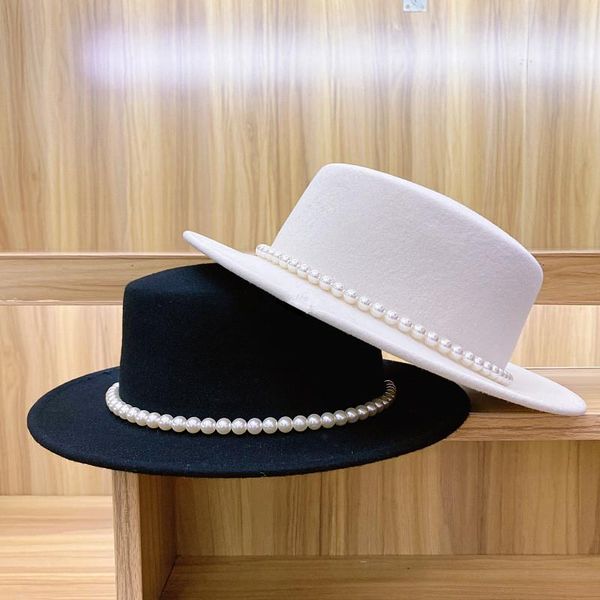 202011-shi8752 autumn spring pearl ribbon lady formal fedoras cap women leisure panama jazz hat, Blue;gray
202011-shi8752 autumn spring pearl ribbon lady formal fedoras cap women leisure panama jazz hat, Blue;gray