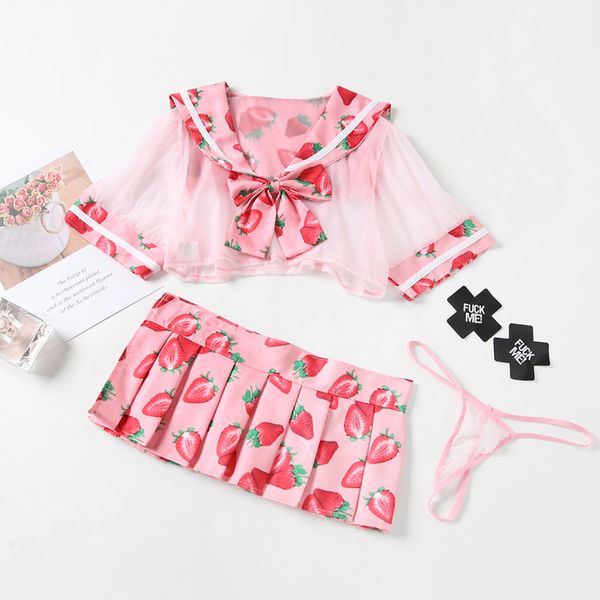 beautiful strawberry lolita sailor dress cosplay school girl's uniform costume kawaii lingerie set jk outfit, Black
beautiful strawberry lolita sailor dress cosplay school girl's uniform costume kawaii lingerie set jk outfit, Black