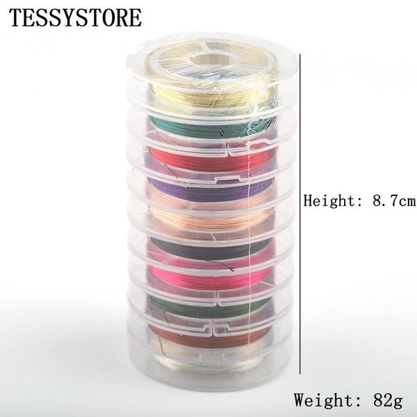 10rolls 0.m multicolor copper wire alloy cords beading wire for diy craft making jewelry cords string accessories bbyjoz lipper
10rolls 0.m multicolor copper wire alloy cords beading wire for diy craft making jewelry cords string accessories bbyjoz lipper