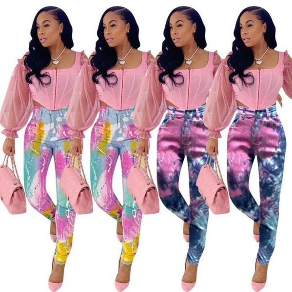 women denim jeans tie dye skinny ripped hole pants plus size new style burn out capris legging casual sell summer clothing dhl p698, Blue
women denim jeans tie dye skinny ripped hole pants plus size new style burn out capris legging casual sell summer clothing dhl p698, Blue