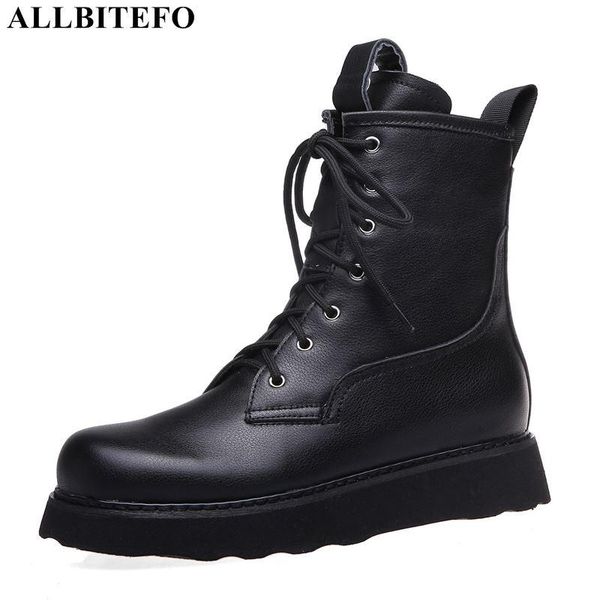 boots allbitefo large size:33-43 genuine leather high heels platform women wedges heel shoes ankle, Black
boots allbitefo large size:33-43 genuine leather high heels platform women wedges heel shoes ankle, Black