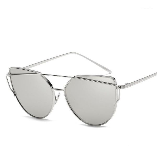 ladies retro cute cat eye sunglasses new women/men brand designer glasses fashion vintage pink luxury mirror gafas de sol1, White;black
ladies retro cute cat eye sunglasses new women/men brand designer glasses fashion vintage pink luxury mirror gafas de sol1, White;black