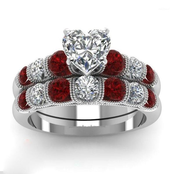 fashion vintage red heart cubic zirconia wedding ring set wedding bands for couples rings for women size 5 dropshipping1, Golden;silver
fashion vintage red heart cubic zirconia wedding ring set wedding bands for couples rings for women size 5 dropshipping1, Golden;silver