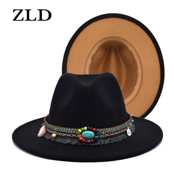 ZLD classic men women Fedora hat Casual cowboy Autumn Winter hats fashion England Gentleman jazz cap ladies activity Trend caps, Blue;gray
ZLD classic men women Fedora hat Casual cowboy Autumn Winter hats fashion England Gentleman jazz cap ladies activity Trend caps, Blue;gray