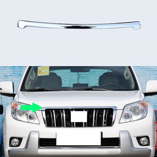 1x for toyota prado 2010-2013 2014-2017 car abs silvery front cover grille grid upper frame trim
1x for toyota prado 2010-2013 2014-2017 car abs silvery front cover grille grid upper frame trim