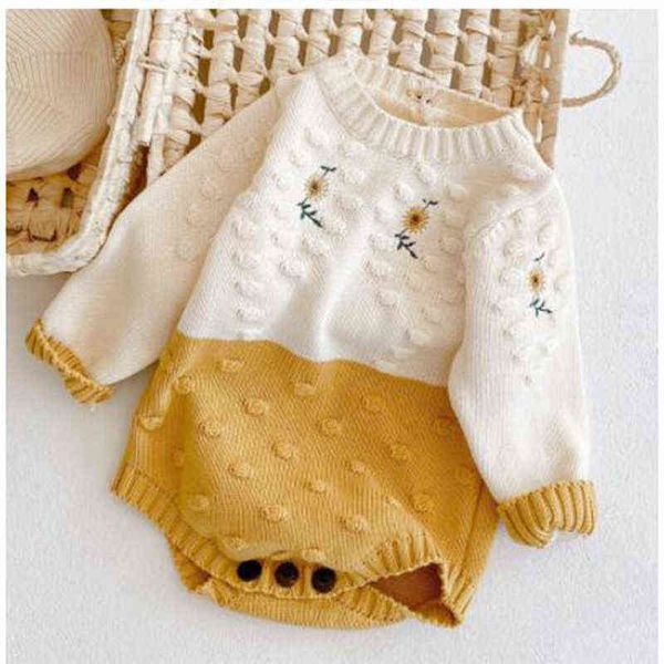 baby girl rompers girl long sleeves knit sunflower embroider rompers 2021 autumn baby girl newborn rompers clothes g220223, Blue
baby girl rompers girl long sleeves knit sunflower embroider rompers 2021 autumn baby girl newborn rompers clothes g220223, Blue