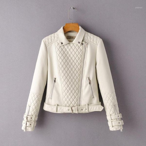 women's leather & faux 2021 fashion women motorcycle jackets ladies long sleeve autumn winter biker zippers streetwear beige pink coat1, Black
women's leather & faux 2021 fashion women motorcycle jackets ladies long sleeve autumn winter biker zippers streetwear beige pink coat1, Black