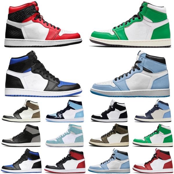jumpman 1 1s men women basketball shoes dark mocha unc obsidian university blue lucky green mens trainers sports sneakers, White;red
jumpman 1 1s men women basketball shoes dark mocha unc obsidian university blue lucky green mens trainers sports sneakers, White;red