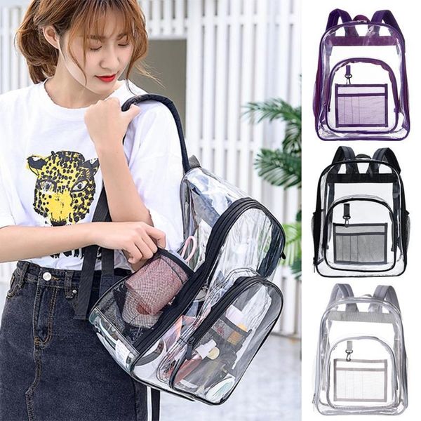storage bags waterproof pvc transparent women backpack home organizer large teenager girls zipper student school bag travel
storage bags waterproof pvc transparent women backpack home organizer large teenager girls zipper student school bag travel