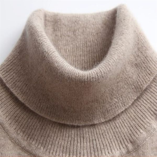 gaberly soft cashmere elastic sweaters and pullovers for women autumn winter turtleneck female wool knitted brand sweater 201223, White;black
gaberly soft cashmere elastic sweaters and pullovers for women autumn winter turtleneck female wool knitted brand sweater 201223, White;black