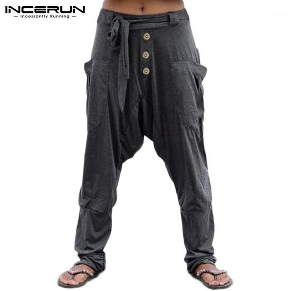 incerun men solid color drop crotch pnats fashion big baggy joggers trousers man loose breathable pantalon streetwear mens pants1, Black
incerun men solid color drop crotch pnats fashion big baggy joggers trousers man loose breathable pantalon streetwear mens pants1, Black