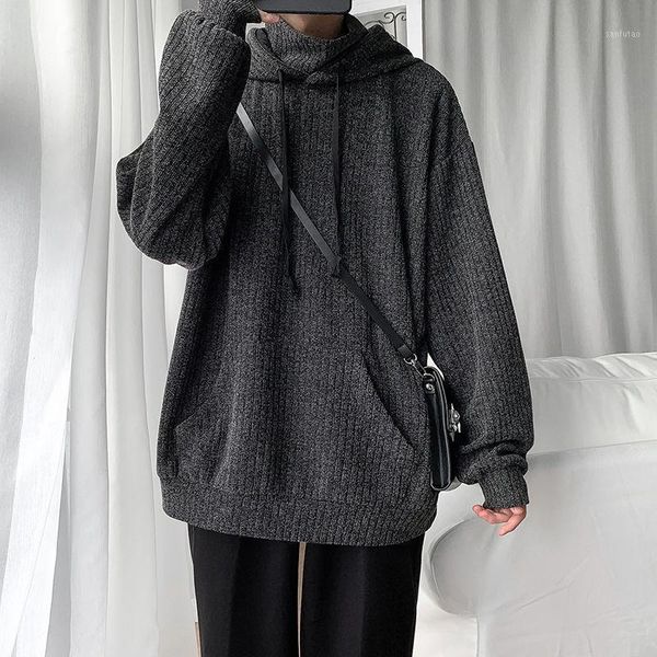 korean hooded sweater men's warm fashion casual knit pullover men loose winter turtleneck knitting sweaters mens clothes s-2xl1, White;black
korean hooded sweater men's warm fashion casual knit pullover men loose winter turtleneck knitting sweaters mens clothes s-2xl1, White;black