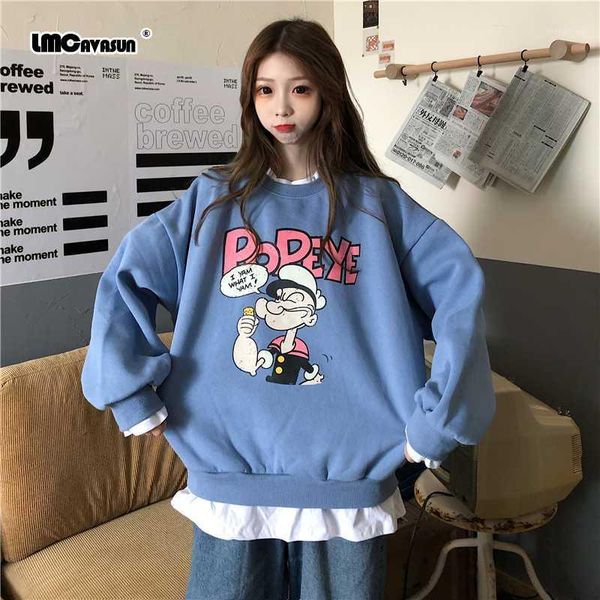 lmc/ women's sweatshirts japanese harajuku ulzzang casual loose retro cartoon printing sweatshirt female streetwear women1, Black
lmc/ women's sweatshirts japanese harajuku ulzzang casual loose retro cartoon printing sweatshirt female streetwear women1, Black