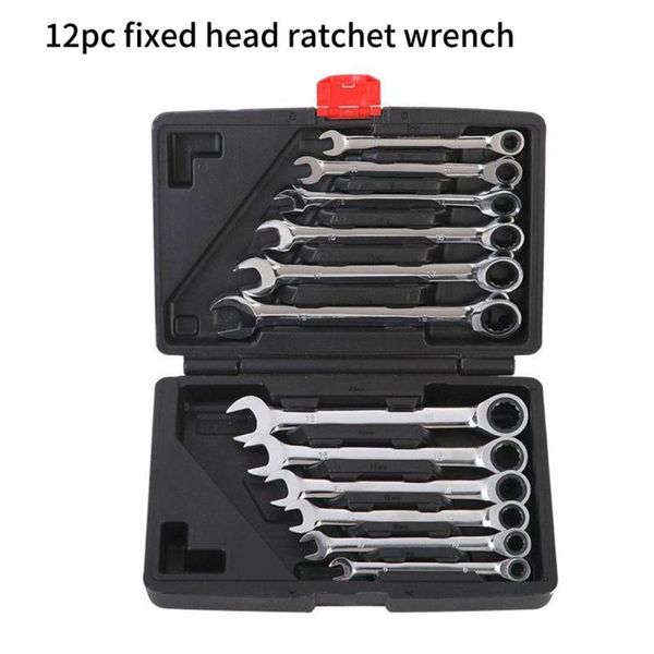 professional hand tool sets 12pcs combination suit vehicle maintenance tools 8-19mm fixed head ratchet wrench
professional hand tool sets 12pcs combination suit vehicle maintenance tools 8-19mm fixed head ratchet wrench
