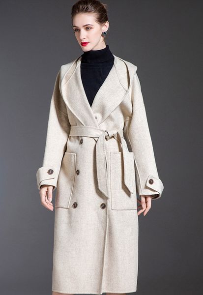 20409# original blends desginer europe and america jog mcerg cashmere coats double-sided keeps warmer coat cape hooded woolen xs-l, Black
20409# original blends desginer europe and america jog mcerg cashmere coats double-sided keeps warmer coat cape hooded woolen xs-l, Black