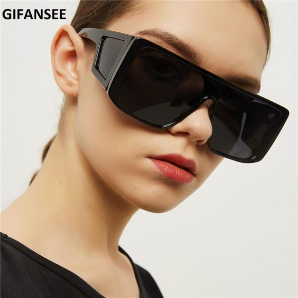 sunglasses gifansee rectangle small women luxury men brand mirror silver black clear lens one piece punk gafas shades, White;black
sunglasses gifansee rectangle small women luxury men brand mirror silver black clear lens one piece punk gafas shades, White;black
