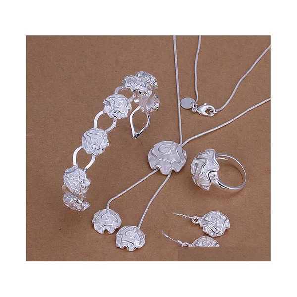 high grade 925 sterling silver rose set jewelry set dfmss272 brand new factory direct sale 925 silver necklace bracelet earring ring 7zgdi, Slivery;golden
high grade 925 sterling silver rose set jewelry set dfmss272 brand new factory direct sale 925 silver necklace bracelet earring ring 7zgdi, Slivery;golden