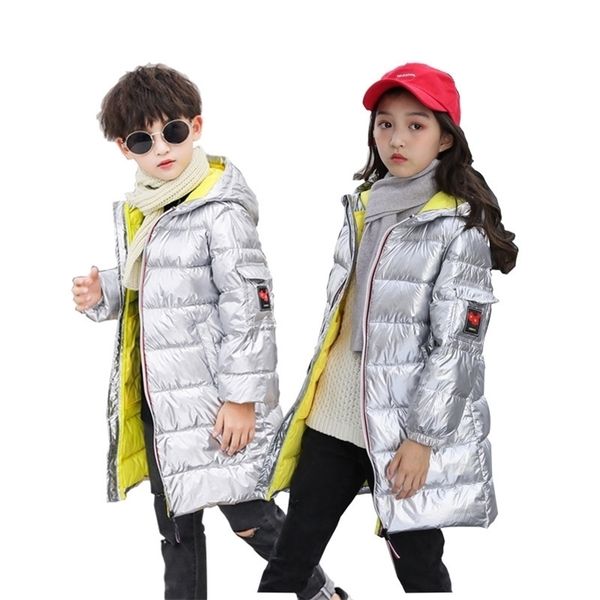 boy girls children's silver bright down cotton-padded jacket long winter children's wear for boys and girls 201102, Blue;gray
boy girls children's silver bright down cotton-padded jacket long winter children's wear for boys and girls 201102, Blue;gray