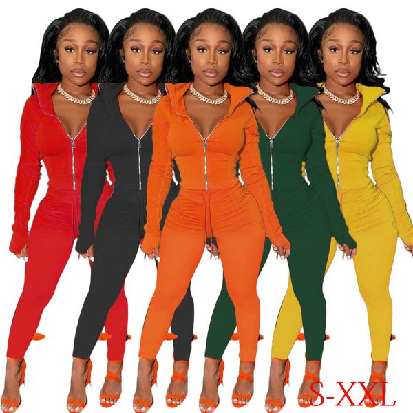 women designers clothes winter stand-up collar sweater fabric womens set finger sleeve leisure sports two piece set outfits at4x, White
women designers clothes winter stand-up collar sweater fabric womens set finger sleeve leisure sports two piece set outfits at4x, White