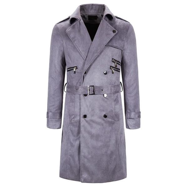 men's casual long trench coat belted woolen coat charming vintage british style black gray overcoat plus size lapel outerwear 5x, Tan;black
men's casual long trench coat belted woolen coat charming vintage british style black gray overcoat plus size lapel outerwear 5x, Tan;black