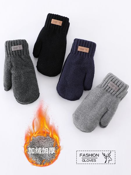 gloves men's winter plush cotton warm, cold proof and windproof 
gloves men's winter plush cotton warm, cold proof and windproof
