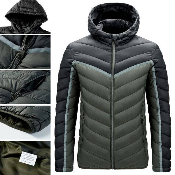 men down jacket men autumn and winter new splicing cotton coat men autumn and winter jacket, Black
men down jacket men autumn and winter new splicing cotton coat men autumn and winter jacket, Black