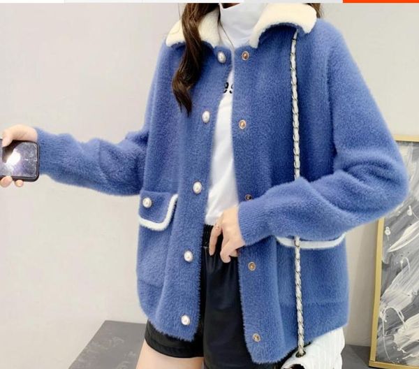 2021 spring and autumn winter with new style fashion long sleeve women's sweater coat@309, White;black
2021 spring and autumn winter with new style fashion long sleeve women's sweater coat@309, White;black