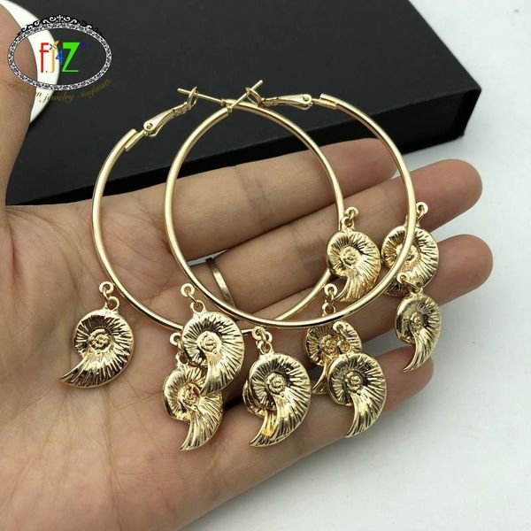 f.j4z new arrival big hoop earrings for women alloy & nature shell charms earring cowries jewellry collection dropship, Golden;silver
f.j4z new arrival big hoop earrings for women alloy & nature shell charms earring cowries jewellry collection dropship, Golden;silver