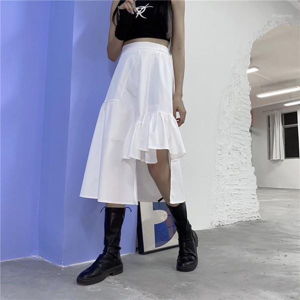 summer hong kong wind ins retro yamamoto dark wind irregular skirt mid length high waist white a-line skirt fashion1, Black
summer hong kong wind ins retro yamamoto dark wind irregular skirt mid length high waist white a-line skirt fashion1, Black