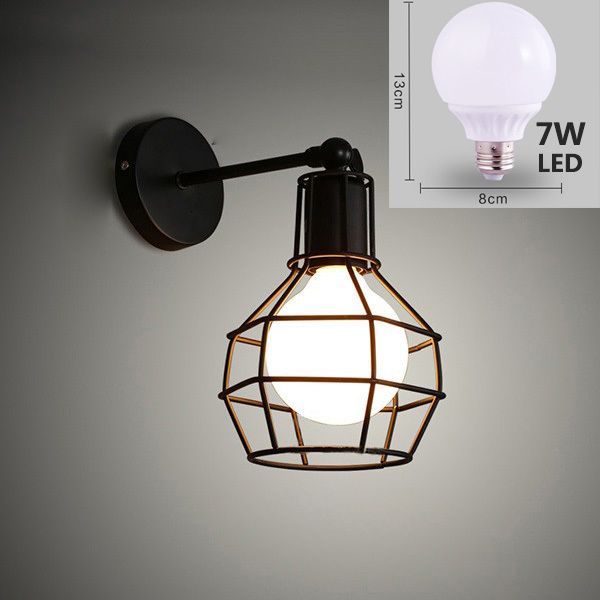 2021 new vintage american e27 led cage black iron wall lights bedroom bar counter retro indoor reading multi-site 1 psc3
2021 new vintage american e27 led cage black iron wall lights bedroom bar counter retro indoor reading multi-site 1 psc3