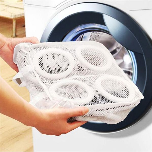 1 pcs nylon laundry bag shoes support storage organizer mesh washing dry sneaker tennis boots baskets household cleaning tools c0125
1 pcs nylon laundry bag shoes support storage organizer mesh washing dry sneaker tennis boots baskets household cleaning tools c0125