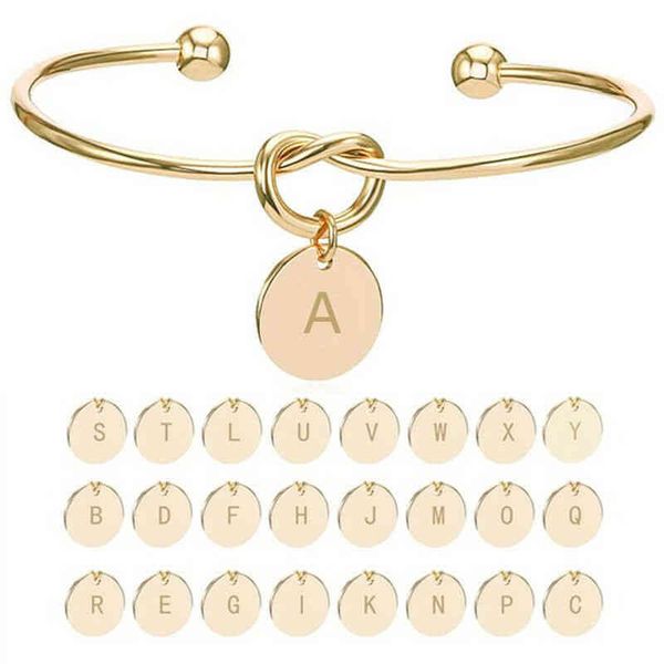 q750 open heart loving fashion jewelry friend encouragement gift disc alphabet bangles tie knot 26 initial letters bracelets, Golden;silver
q750 open heart loving fashion jewelry friend encouragement gift disc alphabet bangles tie knot 26 initial letters bracelets, Golden;silver