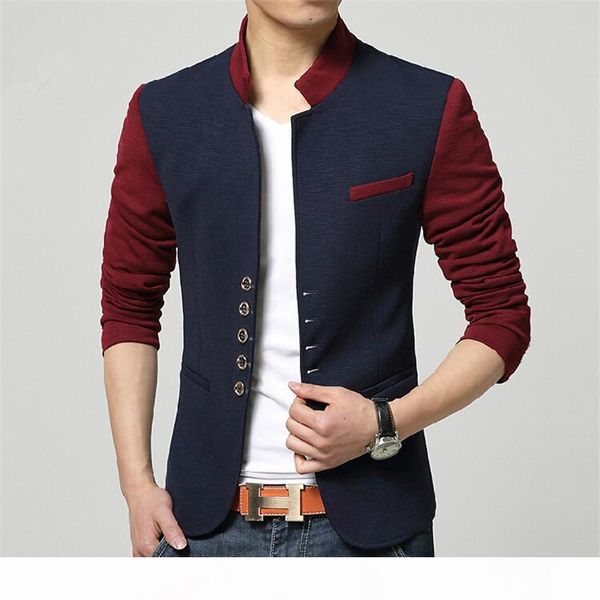 wholesale- plus size blazer men chinese collar suit mens summer blazer hommes casual jacket fashion patchwork clothing veste homme, White;black
wholesale- plus size blazer men chinese collar suit mens summer blazer hommes casual jacket fashion patchwork clothing veste homme, White;black