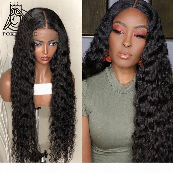 30 inch deep wave 13x4 lace front human hair wigs plucked hairline with baby hair peruvian water curly wig 4x4 lace closure wig, Black
30 inch deep wave 13x4 lace front human hair wigs plucked hairline with baby hair peruvian water curly wig 4x4 lace closure wig, Black