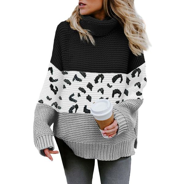 women's sweaters harajuku plus size black turtleneck splicing chunky knit pullover sweater femme chandails woman pull vrouw truien 2xl, White;black
women's sweaters harajuku plus size black turtleneck splicing chunky knit pullover sweater femme chandails woman pull vrouw truien 2xl, White;black