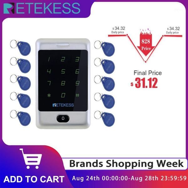 retekess t-ac01 rfid door access control system touch keypad access control 12v 125khz metal case shell backlight waterproof1
retekess t-ac01 rfid door access control system touch keypad access control 12v 125khz metal case shell backlight waterproof1