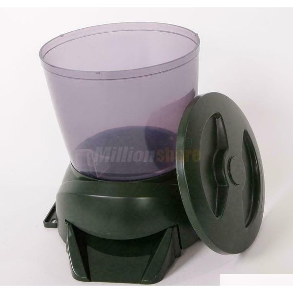 4.25l matic pond fish feeder digital tank pond qylvzm yh_pack