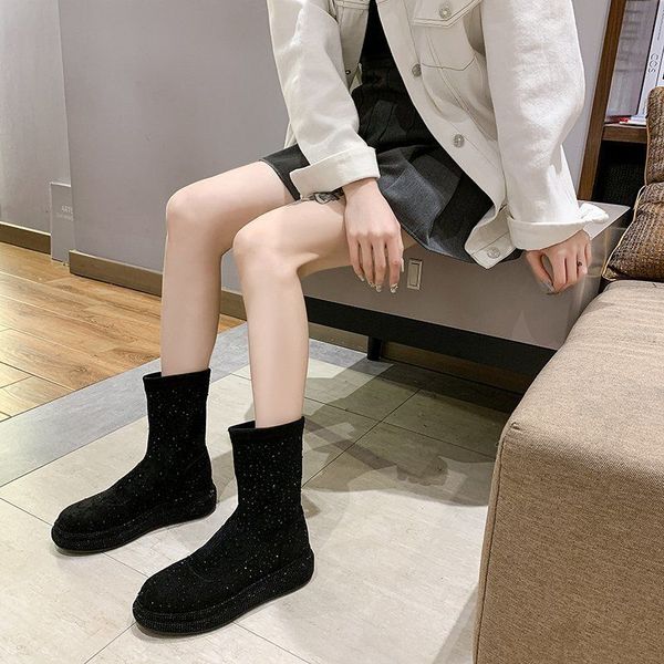 designer womens shoes 2020 winter rhinestone temperament sleeve round toe short boots long boots single boots trendy womens bo, Black
designer womens shoes 2020 winter rhinestone temperament sleeve round toe short boots long boots single boots trendy womens bo, Black