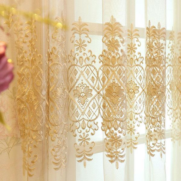 european-style luxury water-soluble embroidered window screen lace tulle curtain finished custom for living room bedroom voile#41
european-style luxury water-soluble embroidered window screen lace tulle curtain finished custom for living room bedroom voile#41